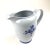 Light Gray Arabia Blue Rose Pattern Vintage Pitcher or Vase For Sale - Image 8 of 12