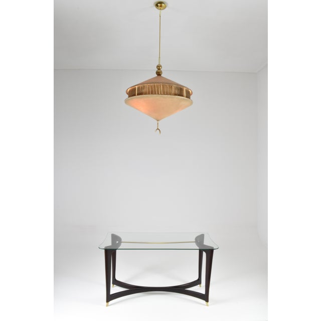 Italian Coffee Table in Guglielmo Ulrich style, 1950s For Sale - Image 10 of 10