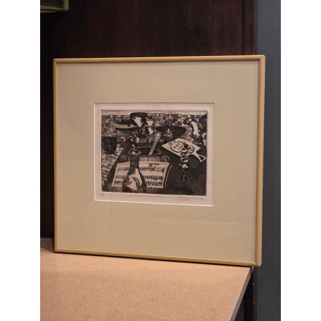 Wonderful still life table setting from 1975. This is number 8 of 25.