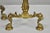 Antique French Renaissance Gothic Figural Brass 16" Candelabra W/ Lions - A Pair For Sale - Image 9 of 12