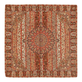 1970s Pasargad DC Termeh Traditional Wool & Silk Tablecloth For Sale