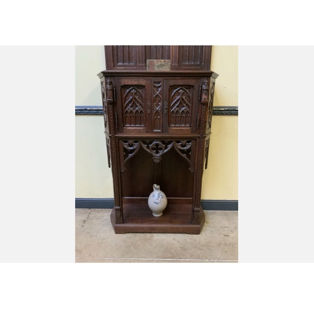 Antique Neo-Gothic Cabinet, 1880 For Sale - Image 12 of 14