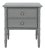 Modern Coastal 2 Drawer 25" H Bamboo Nightstand in Grey For Sale - Image 10 of 10