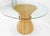 Brown Sheaf of Bamboo Round Glass Top Onion Shape Single Pedestal Dining Table For Sale - Image 8 of 12