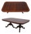 Drexel Heritage Mahogany Double Pedestal Dining Table For Sale