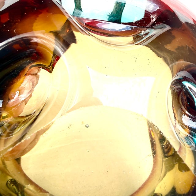 Vintage Murano Glass Ashtray, 1970s, in Flawless conditions. Designed 1970 to 1979 This piece is attributed to the...