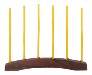 Danish Modern Rosewood Candelabra Candle Holder