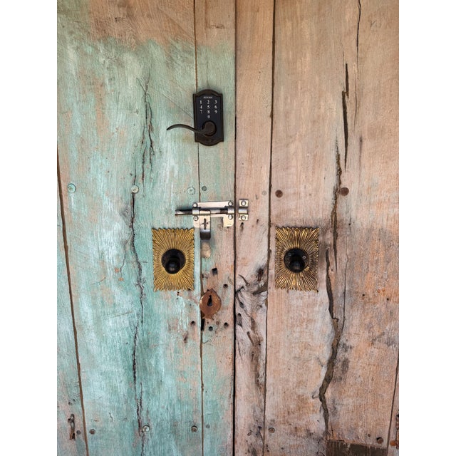 Metal Hollywood Regency Sunburst Door Rosettes or Escutcheon Backplates For Sale - Image 7 of 14