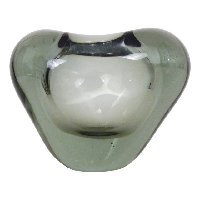 Heart-Shaped Vase by Lütken for Holmegaard, 1902 For Sale