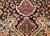 19th Century Farahan Sarouk Rug, Hand-Knotted Wool, Floral Pattern, Navy & Plum Red, 4x6 For Sale - Image 15 of 18