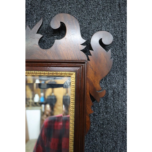 Mid 20th Century Vintage Henkel Harris Federal Style Mirror For Sale - Image 5 of 9