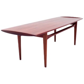 Danish Coffee Table in Teak by Tove and Edvard Kindt-Larsen for France & Daverkosen For Sale