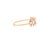 Marquise Cut Pink Tourmaline Half Band Ring for Her Size 8 For Sale In New York - Image 6 of 10