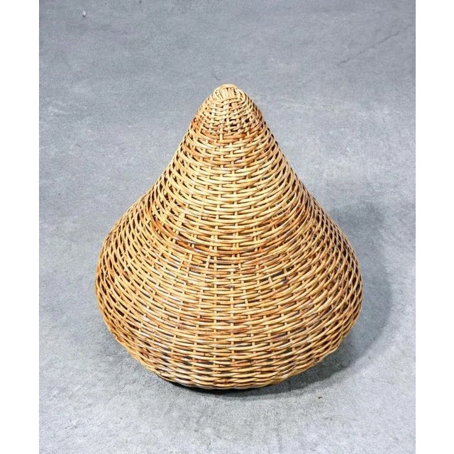 Italian Rattan Planter, 1950s For Sale - Image 4 of 6