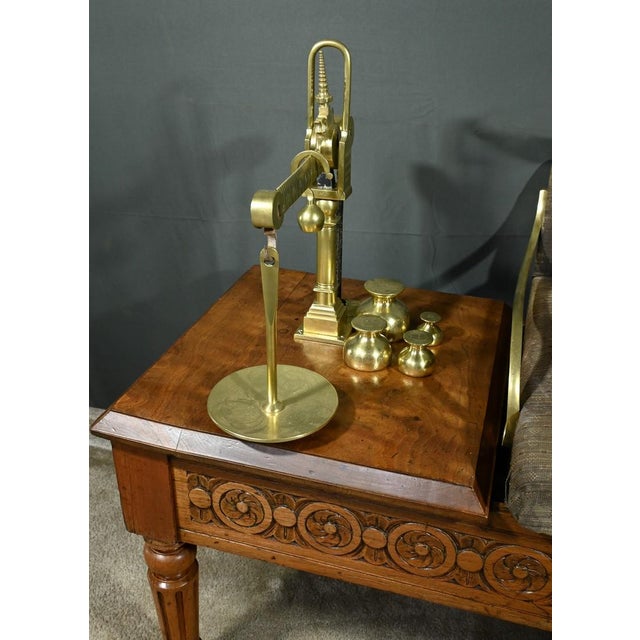 Victorian Walnut Jockey Scale, 1860 For Sale - Image 5 of 18