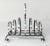 We are selling this stylish Victorian English Sheffield silver plate toast rack by James Deakin & Sons probably influenced...