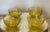 1920s Antique Frederick Carder for Steuben Yellow Crystal Bowls & Underplates Set- 8 Pieces For Sale - Image 5 of 6