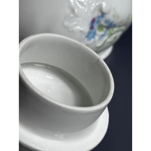 Porcelain Coffee Service from William Guerin and Co. Limoges, Late 19th Century, Set of 15 For Sale - Image 10 of 11