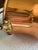 Metal Vintage Copper Planter Utensil Pot With Hinged Brass Handle MCM Lodge CabinCore For Sale - Image 7 of 10