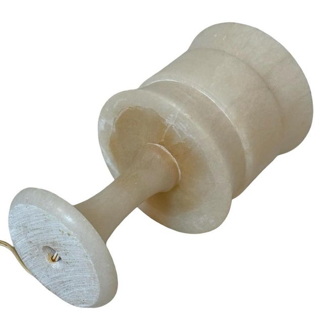 Albaster Table Lamp from Pegasam Spain For Sale - Image 6 of 8