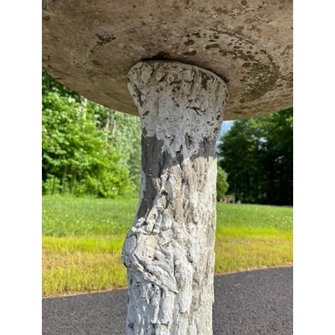 Vintage Faux Bois Bird Bath For Sale - Image 11 of 14