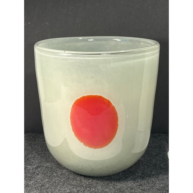 Henry Dean Signed Massive Glass Vessel For Sale - Image 4 of 9