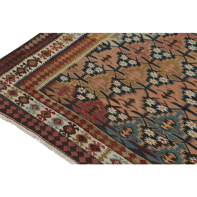 Vintage Persian Kilim Rug in Polychromatic Geometric Patterns by Rug & Kilim For Sale In New York - Image 6 of 7