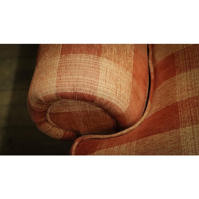 Large Gingham Three-Seater Sofa by George Smith, 2010s For Sale - Image 14 of 18