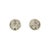 A late 20th-century pair of sterling silver thumbprint earrings designed by Elsa Peretti for Tiffany & Co. They are round...
