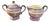 1930s Art Deco Fraunfelter China Lusterware Cream & Sugar Set - Purple & Black For Sale