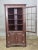 Henkel Harris Late 20th Century Henkel Harris Mahogany Curio Corner Cabinet Hutch China Chippendale 12 Panel For Sale - Image 4 of 9