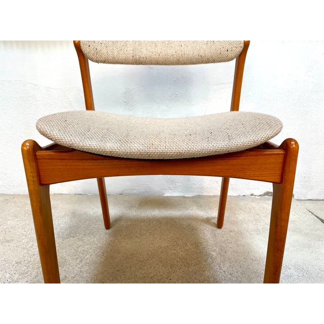 Model 49 Dining Chairs in Teak by Erik Buch for O.D. Møbler, Denmark, 1960s, Set of 4 For Sale - Image 15 of 18