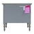 Wood Easterbrook 31.5 in. W Rectangular Wood 4 Drawer Accent Chest, Gray Finish For Sale - Image 7 of 9
