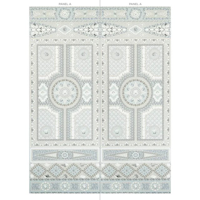 Mary McDonald was inspired by 17th- and 18th-century garden follies when she imagined Shell Grotto Panel A, part of an...