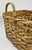 Wood Vintage Loose Weave Storage Basket For Sale - Image 7 of 8