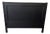 Black Patinated Wooden Headboard For Sale