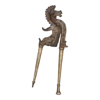 Antique Bronze & Iron Mythological Sarota For Sale