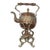 Antique French Copper Spirit Kettle on Brass Stand by e.d. Paris, C. 1900 For Sale