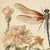 Campaign 20' X 20' 'Dragonfly and Flowers' # 9 - Original Watercolor Botanical Print - Hortus Floridus Style, Unframed For Sale - Image 3 of 5