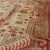 1920s Khotan Antique Rug With Exquisite Tribal Patterns in Gray, Light Blue, Orange For Sale - Image 5 of 7