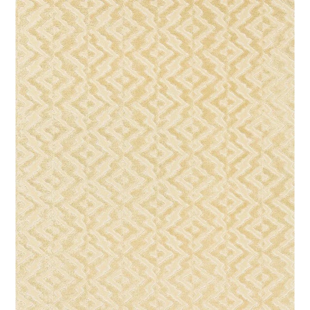 Traditional Sample - The House of Scalamandré Echo Velvet Fabric, Chamois For Sale - Image 3 of 3