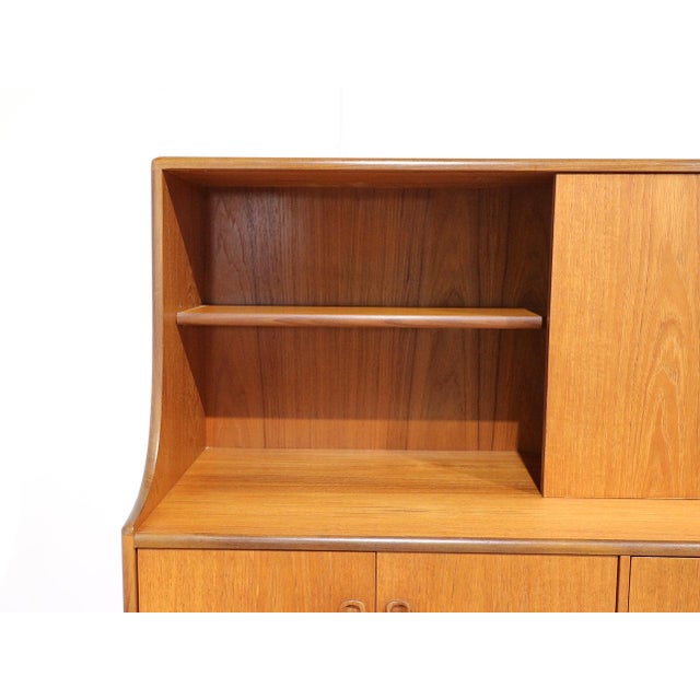Mid Century Modern Vintage Teak Credenza Hutch Buffet by G Plan Danish Style For Sale - Image 11 of 15