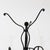 Black Wrought Iron Floor Coat Rack with Scrolls For Sale - Image 4 of 9