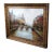 Italian 20th Century C. Giliano Italian Parisian River Cityscape Oil Painting Framed 59" For Sale - Image 3 of 13