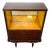 Art Deco Macassar Display Cabinet, 1950s For Sale