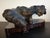 Wood Large Chinese Crouching Beast Gongshi For Sale - Image 7 of 14