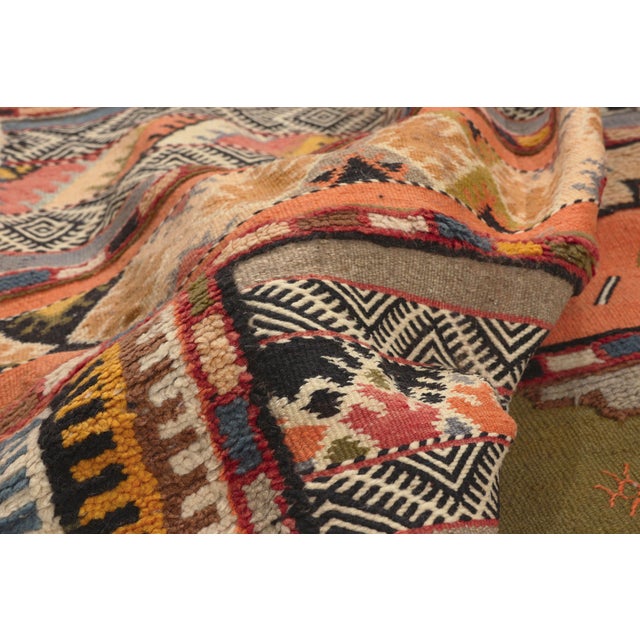 22110 Taznakht Glaoui Moroccan Rug, 06'11 X 10'03 For Sale In Dallas - Image 6 of 10