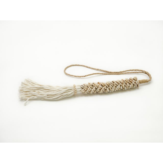 Decorative Small Off White shell Tassel, handmade by Indonesia artist.