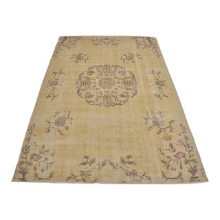Oushak Anatolian Vintage Rug For Sale