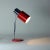 Josef Hurka Table Lamp in Chrome and Red Metal by Josef Hurka for Napako, 1960s For Sale - Image 4 of 11